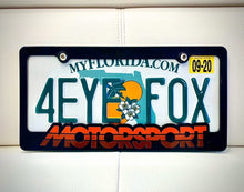 Load image into Gallery viewer, Motorsport license plate frame